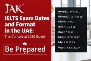 IELTS exam dates and format in the UAE 2026
